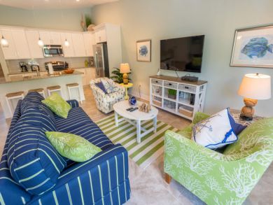 Wall Mounted TV in Living Area